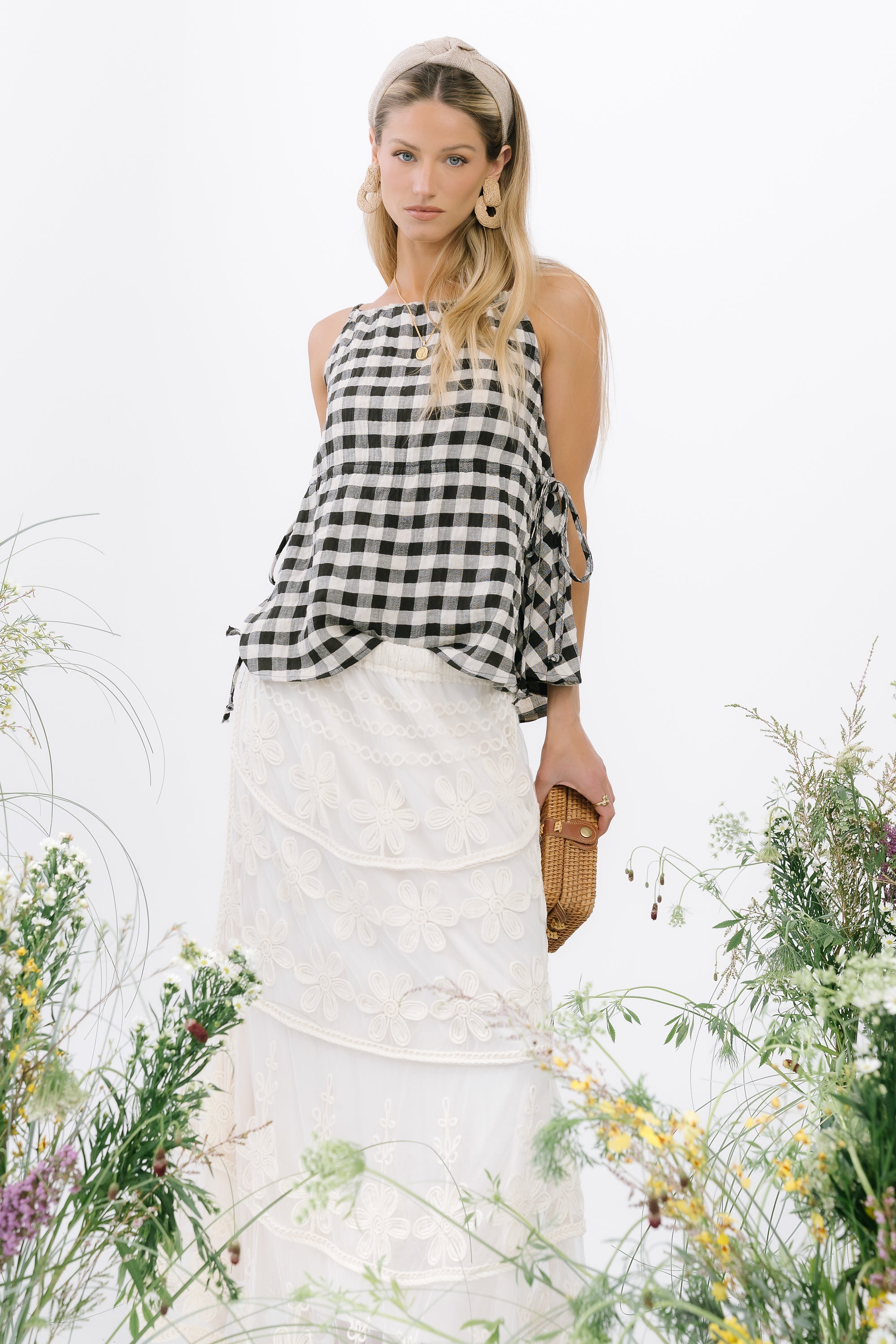 Lily Gingham Tank Top