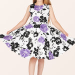 Kids Audrey Serenity Dress - Purple