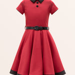 Kids Lucy Clarity Dress - Red