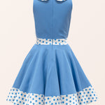 Kids Zoey Polka Dot Dress - Blue