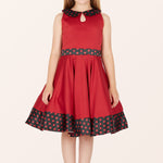 Kids Zoey Polka Dot Dress - Red