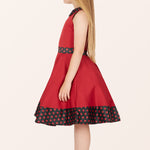 Kids Zoey Polka Dot Dress - Red