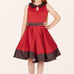 Kids Zoey Polka Dot Dress - Red