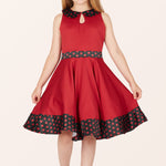 Kids Zoey Polka Dot Dress - Red