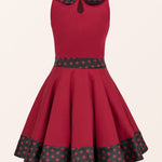 Kids Zoey Polka Dot Dress - Red