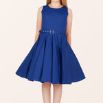 Kids Audrey Clarity Dress - Royal Blue