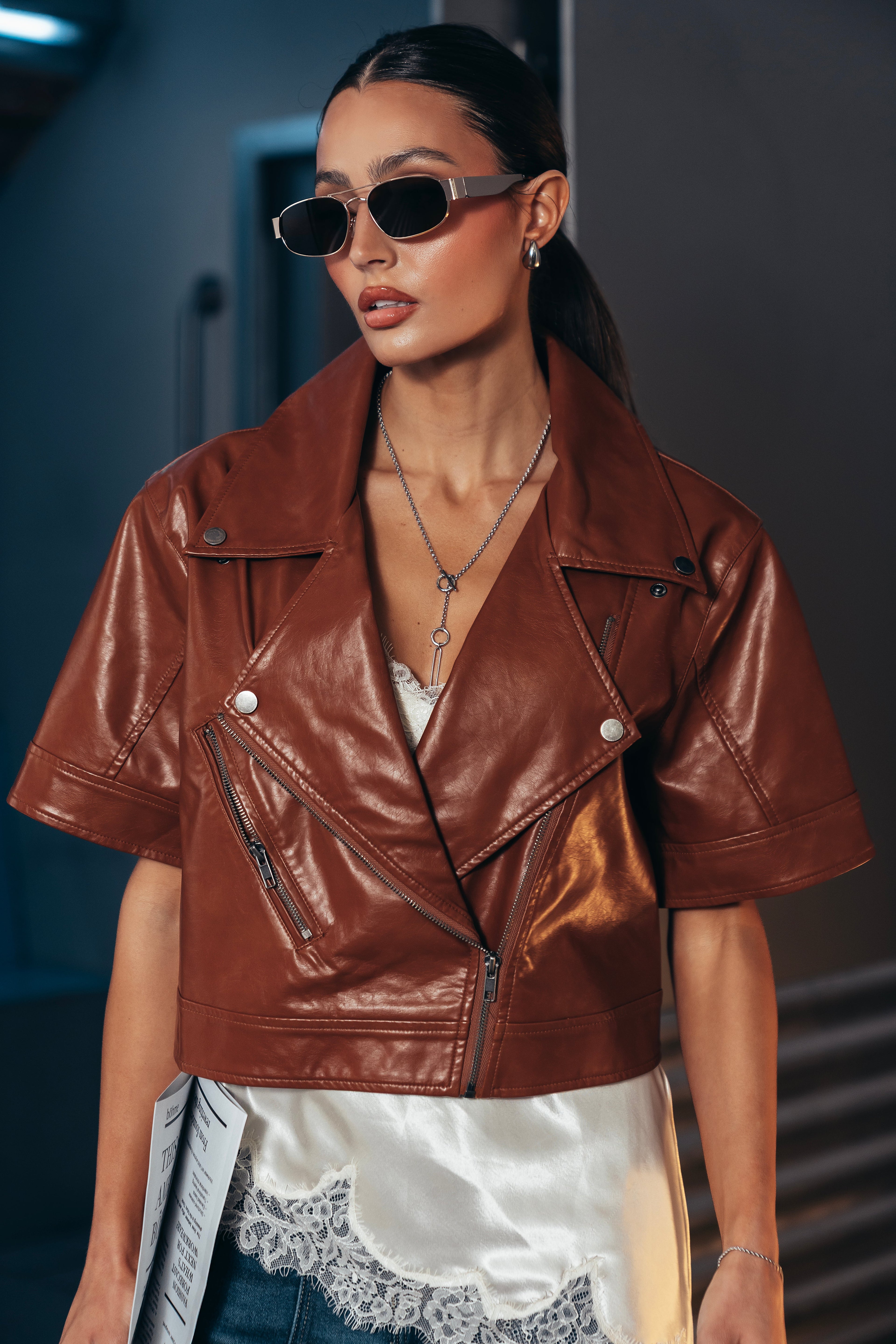 Nena Vegan Leather Jacket